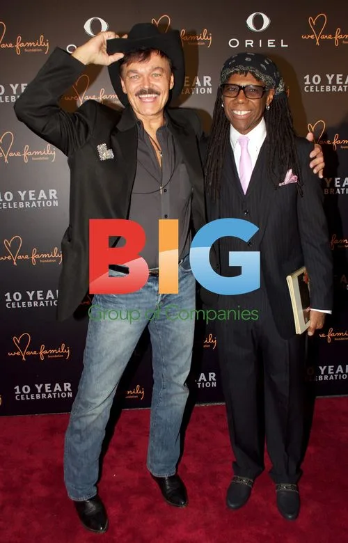 Randy Jones and Nile Rodgers at Charity Gala