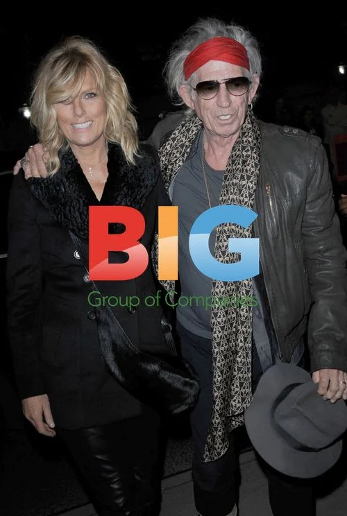 Patti Hansen and Keith Richards at 'The Rum Diary' Premiere