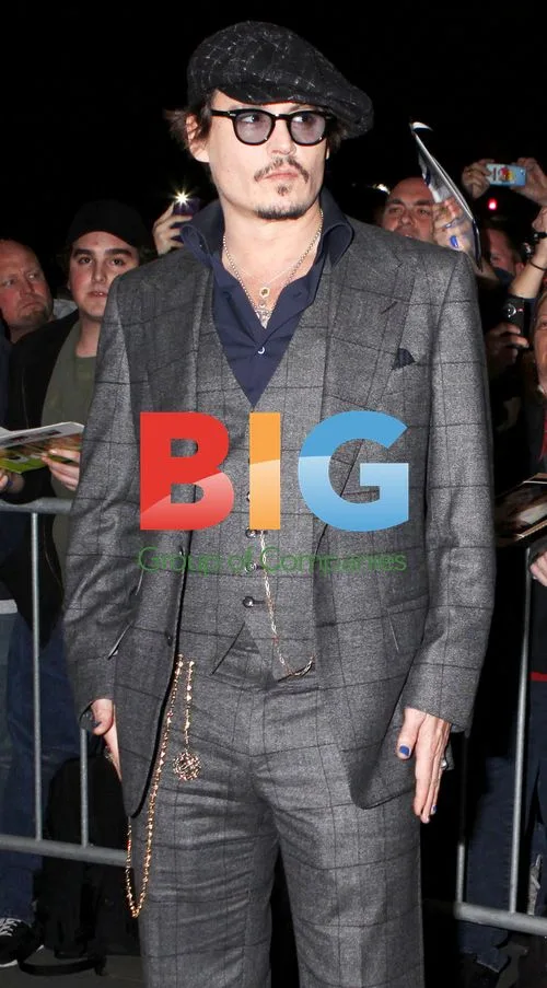 Johnny Depp at 'The Rum Diary' Premiere