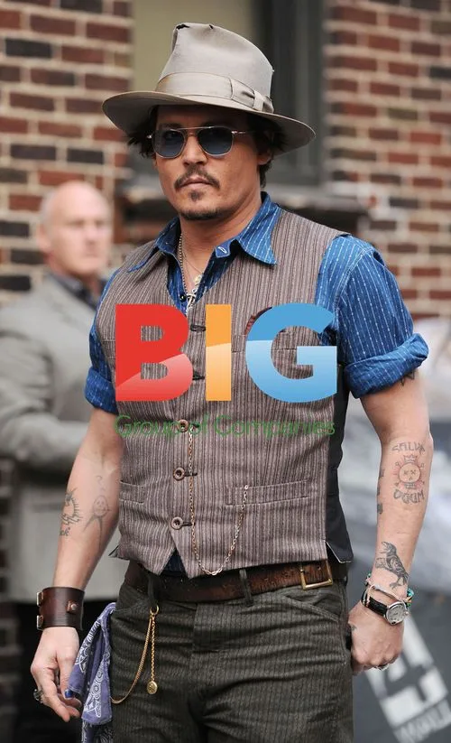 Johnny Depp on Late Show in NYC