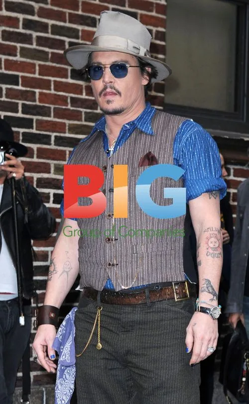 Johnny Depp on Late Show