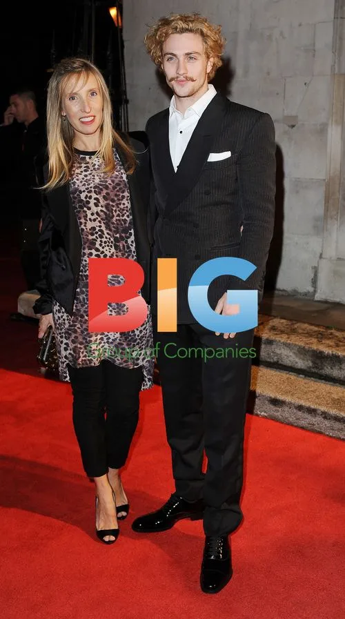 Sam Taylor Wood and Aaron Johnson at London Film Festival