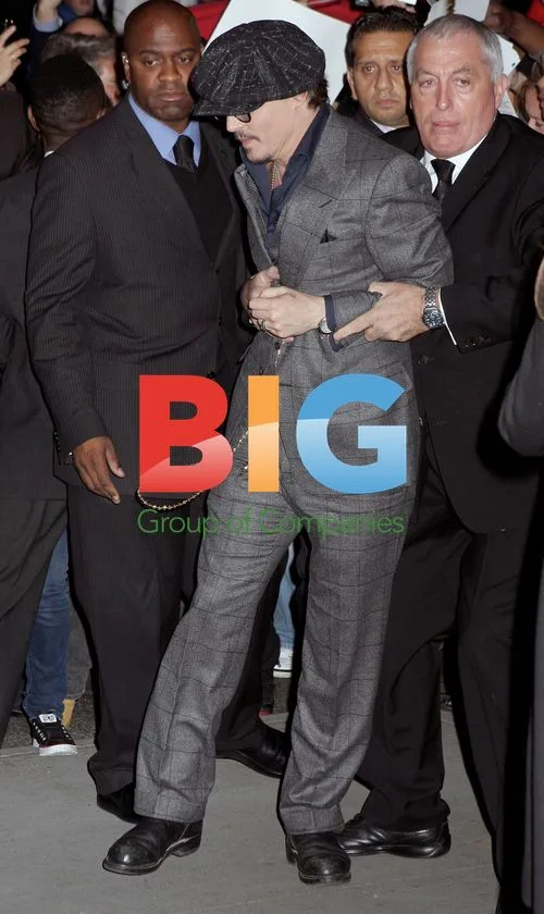 Johnny Depp at 'The Rum Diary' Premiere