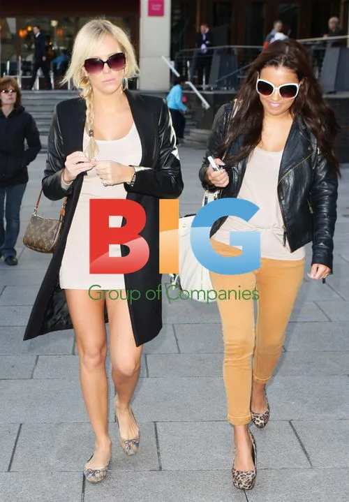 Aisleyne Horgan-Wallace leaves hotel after party