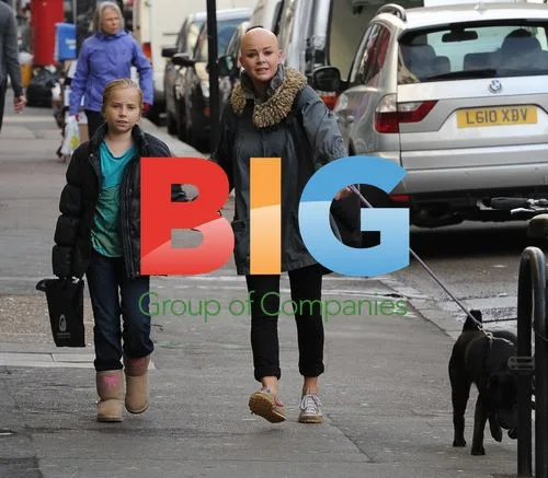 Gail Porter & Daughter Honey Walk Dog