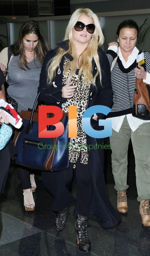Jessica Simpson at JFK Airport