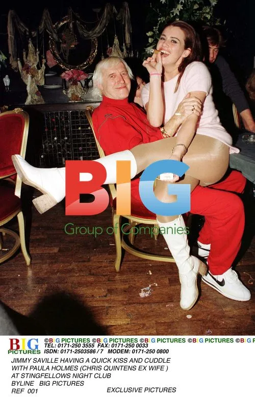 Sir Jimmy Saville Seen with Paula Holmes