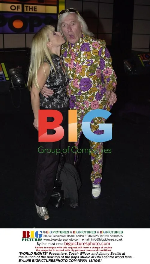 Jimmy Saville and Toyah Wilcox at TOTP