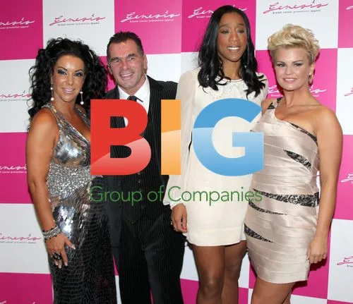 Paddy Doherty, Kerry Katona, Diane Modahl and Michelle Clayton at Crystal Ball