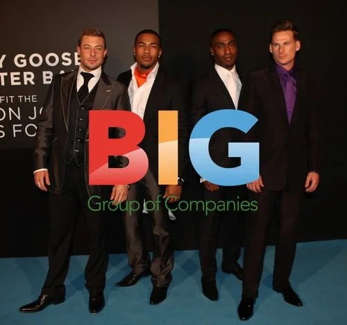 Blue members at Elton John Aids Foundation ball