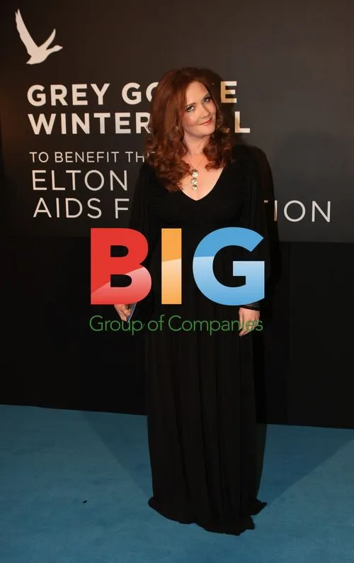 Jennie McAlpine at Elton John Aids Foundation Ball