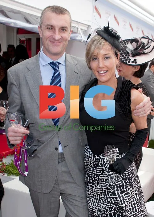 Tom Elliott and Elise Mooney at Derby Day
