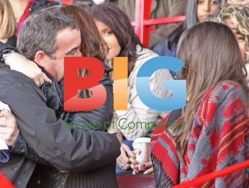 Michael Le Vell and Brooke Vincent at Charity Football Match