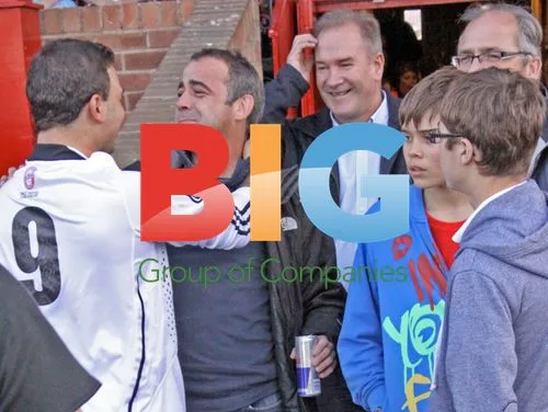 Michael Le Vell attends charity football match