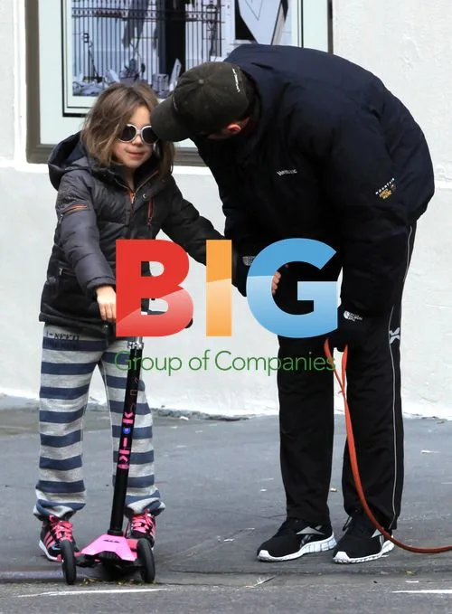 Hugh Jackman and Daughter Ava in New York