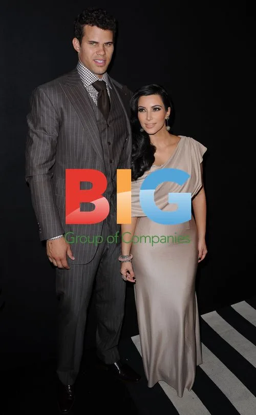 Kim Kardashian and Kris Humphries at Colin Cowie NYC Party