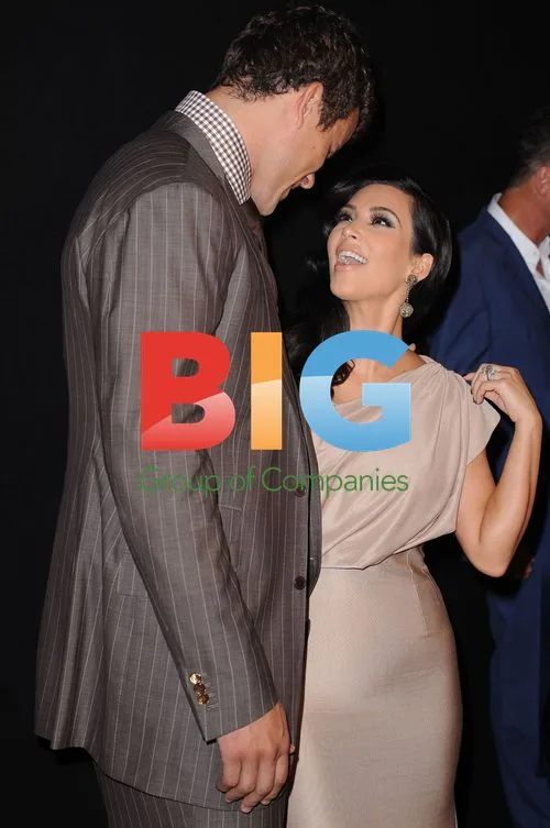 Kim Kardashian and Kris Humphries at Welcome Party
