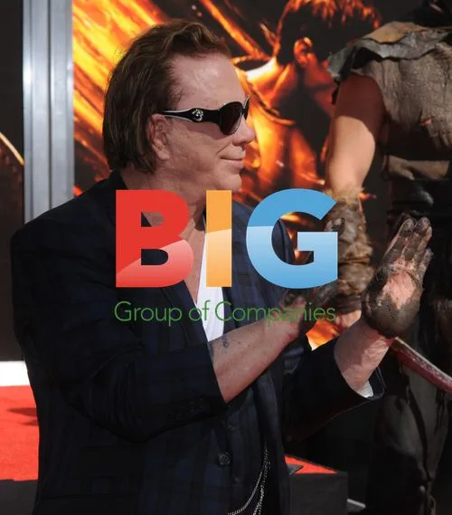 Mickey Rourke at Grauman's Chinese Theatre