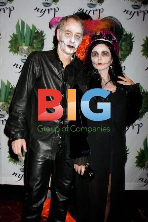 John McEnroe and Patty Smyth at Bette Midler's Hulaween Party
