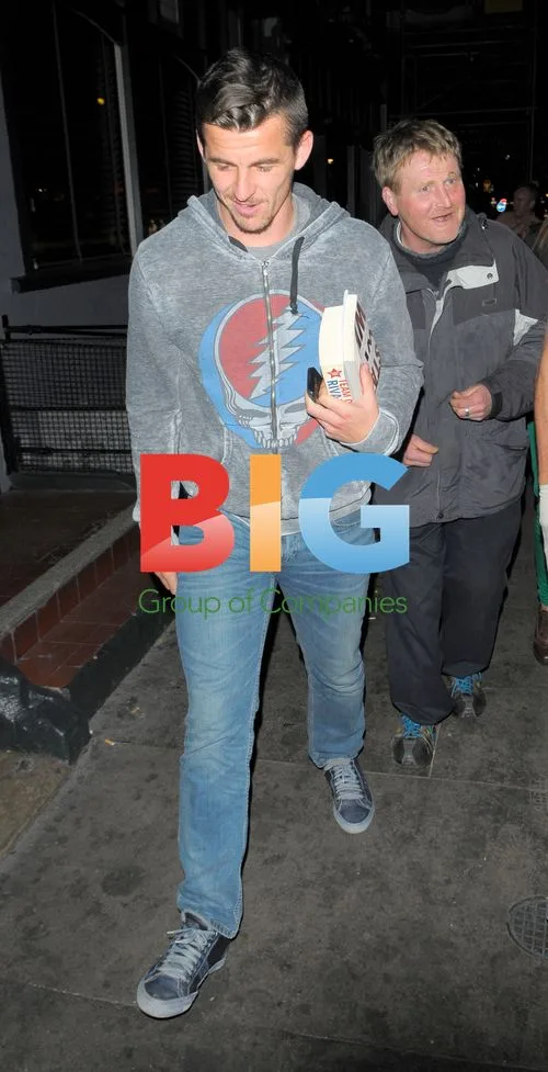 Joey Barton Leaves Groucho Club in London