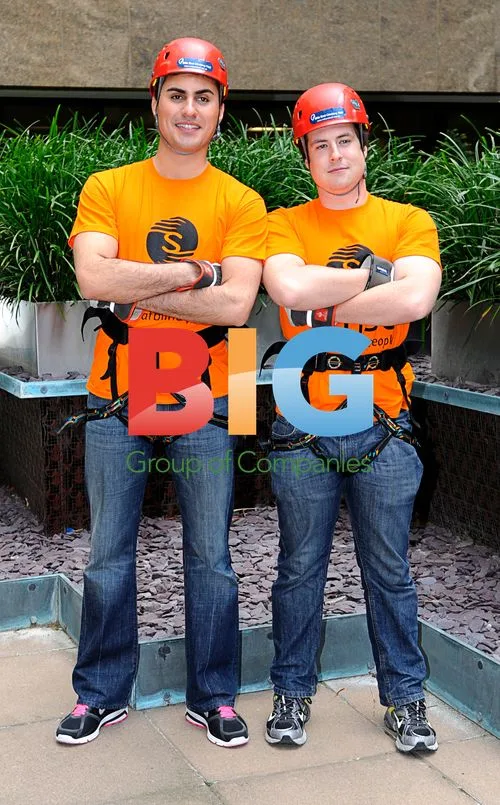 Apprentice stars abseil for charity