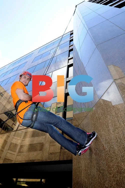 Apprentice stars abseil for charity