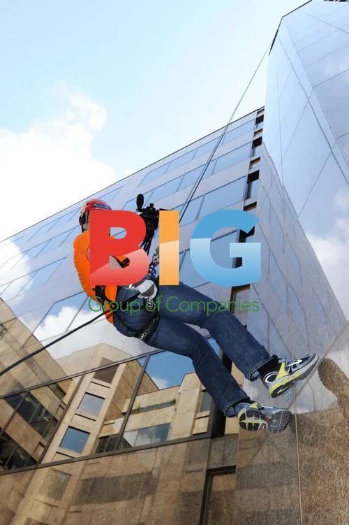 Apprentice Stars Stuart Baggs and Raef Bjayou Abseil for Charity