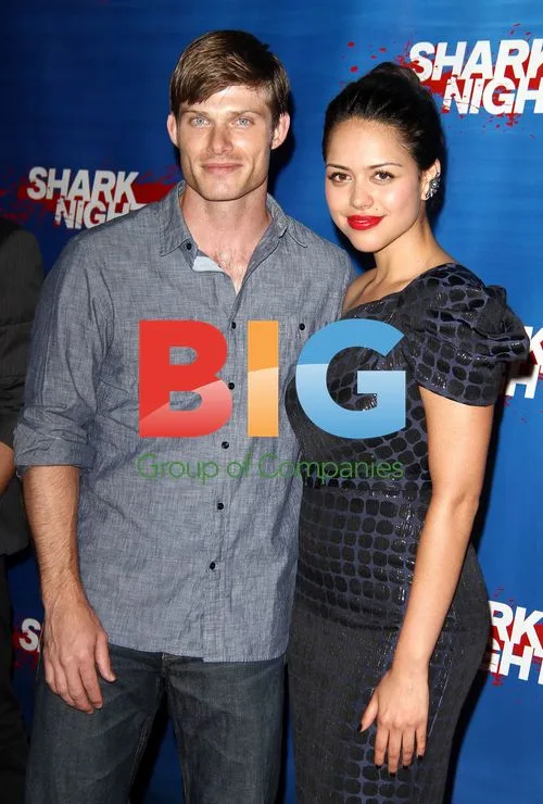 Chris Carmack and Alyssa Diaz at Shark Night 3D screening
