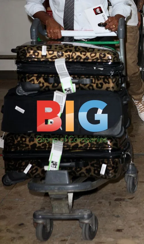 N-Dubz Couple Tulisa and Fazer at London Airport