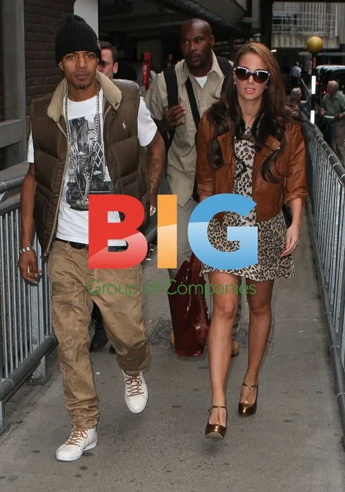 N-Dubz Couple Arrive at Airport
