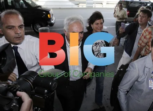 Dominique Strauss-Kahn and Wife Arrive at JFK After Charges Dropped