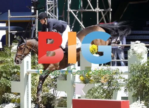 Athina Onassis Riding at Horse Show