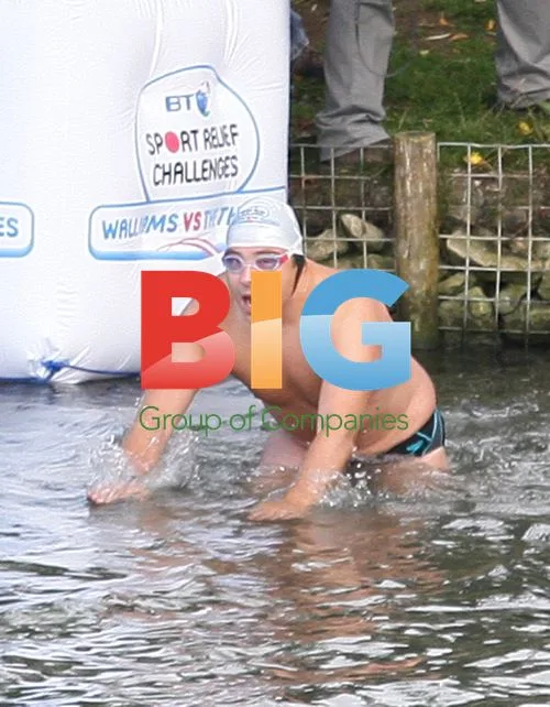 David Walliams Swims River Thames