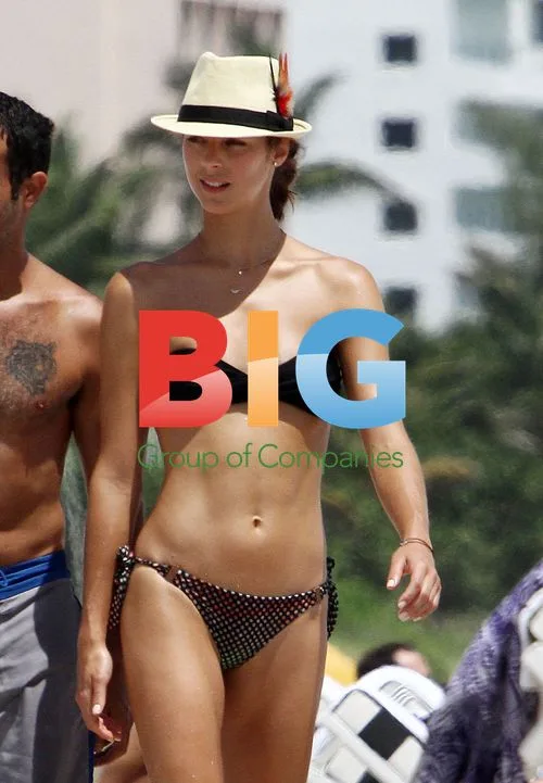 Gabi Rebeschini with boyfriend in Miami