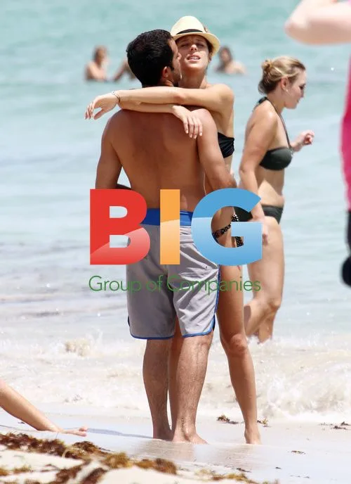 Gabi Rebeschini and Boyfriend in Miami