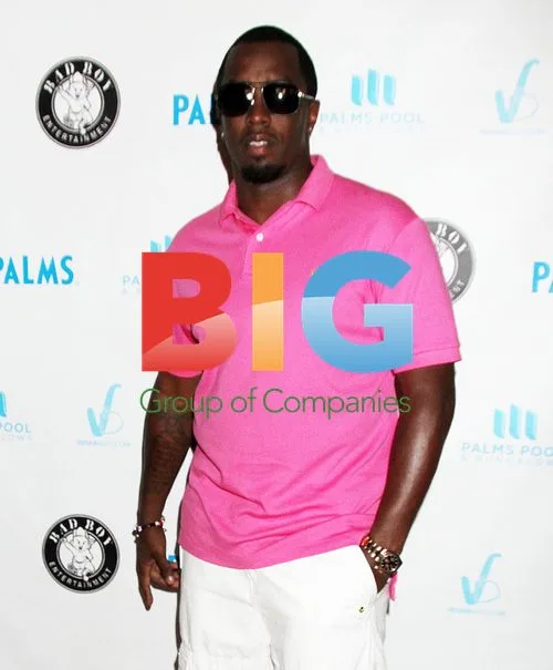Sean Combs at pool party in Las Vegas