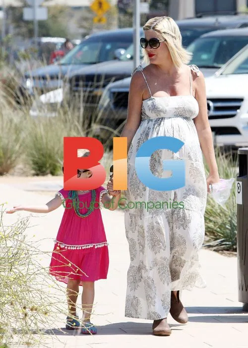 Tori Spelling and Family at Malibu Fair