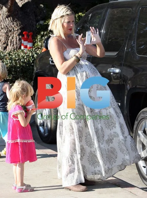 Tori Spelling and Family at Malibu Fair