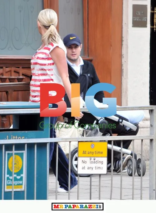 Jennifer Ellison Arguing with Husband in Glasgow
