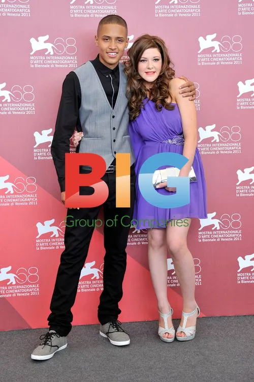 Soloman Glave and Shannon Beer at 'Wuthering Heights' Photocall