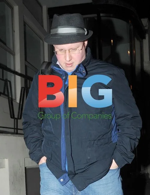TV Comedian Matt Lucas Out with Friends