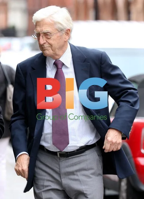Sir Michael Parkinson at Scotts Restaurant