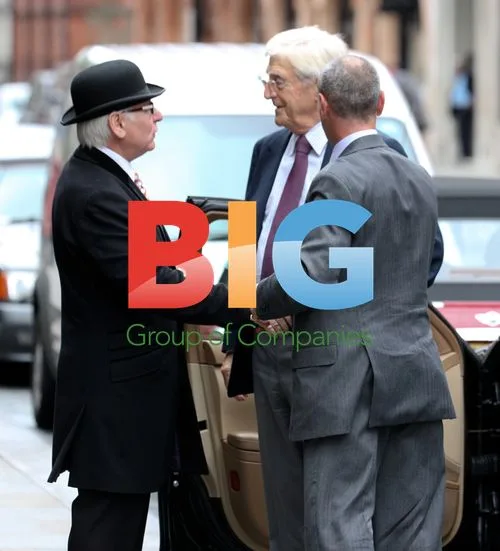 Sir Michael Parkinson at Scotts Restaurant