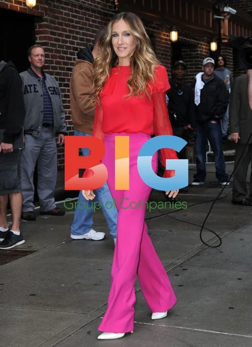Sarah Jessica Parker Letterman Show Arrival