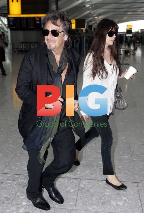 Al Pacino Departing Terminal Five at Heathrow