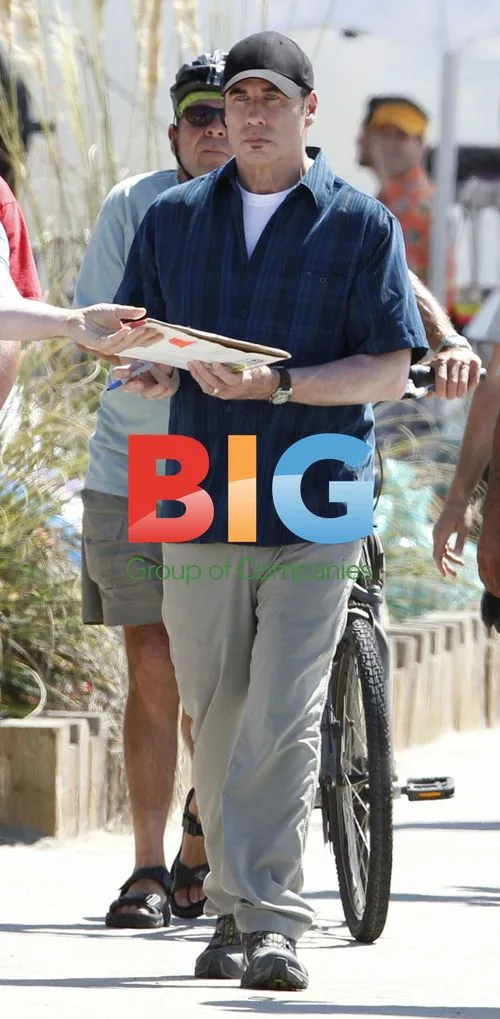 John Travolta on 'Savages' Film Set
