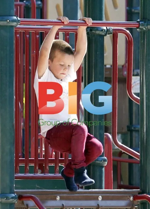 Beckham boys play in Beverly Hills park