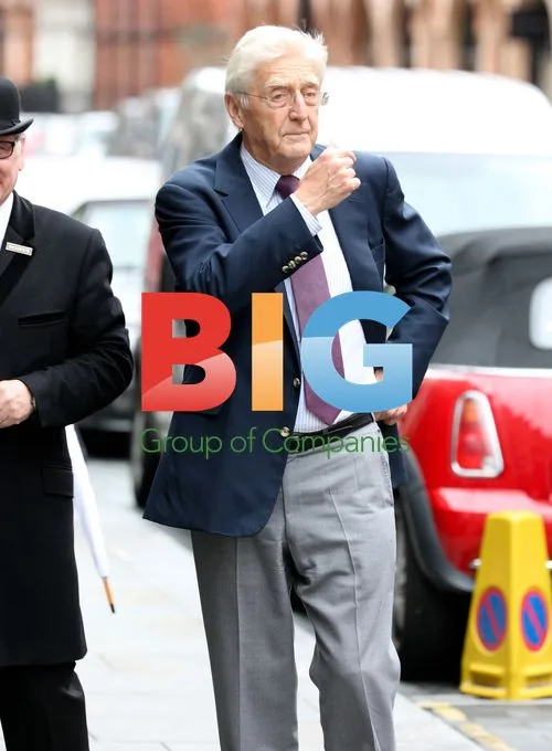 Sir Michael Parkinson at Scotts Restaurant