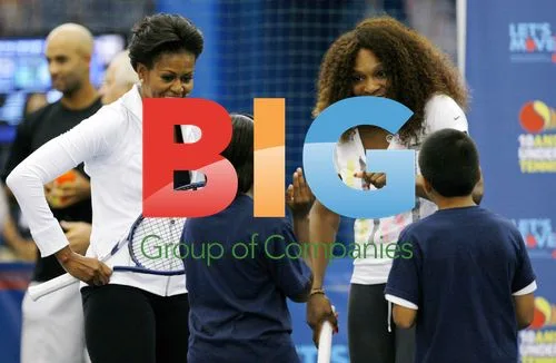 Michelle Obama and Serena Williams at U.S. Open