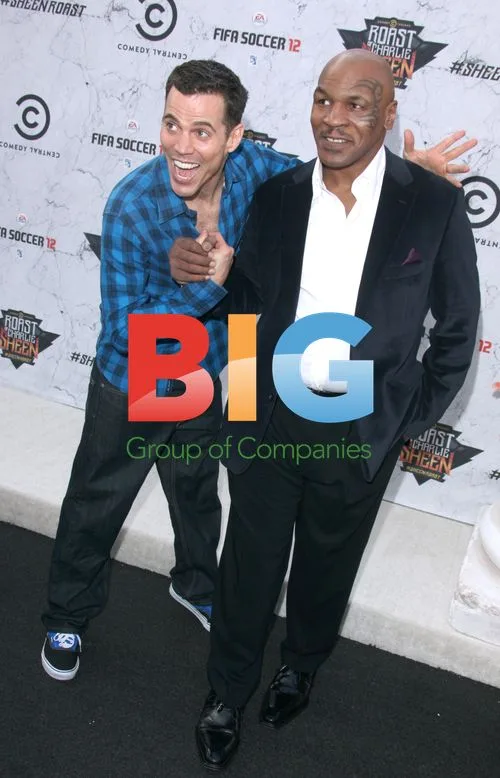 Steve-O and Mike Tyson at Comedy Central Roast